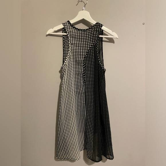 Kaktus white and black Tunic Top‎ size medium - Picture 4 of 5